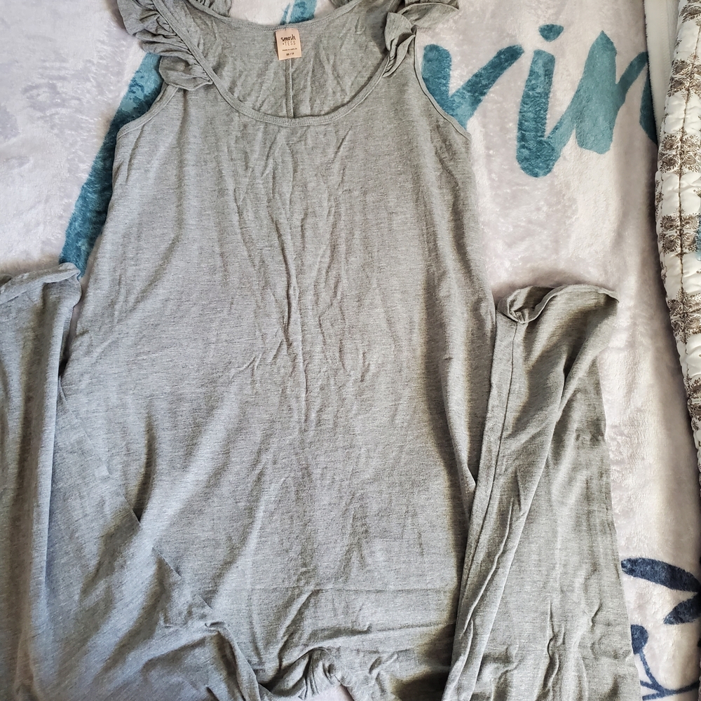 Smash + Tess Gray Sleeveless Top